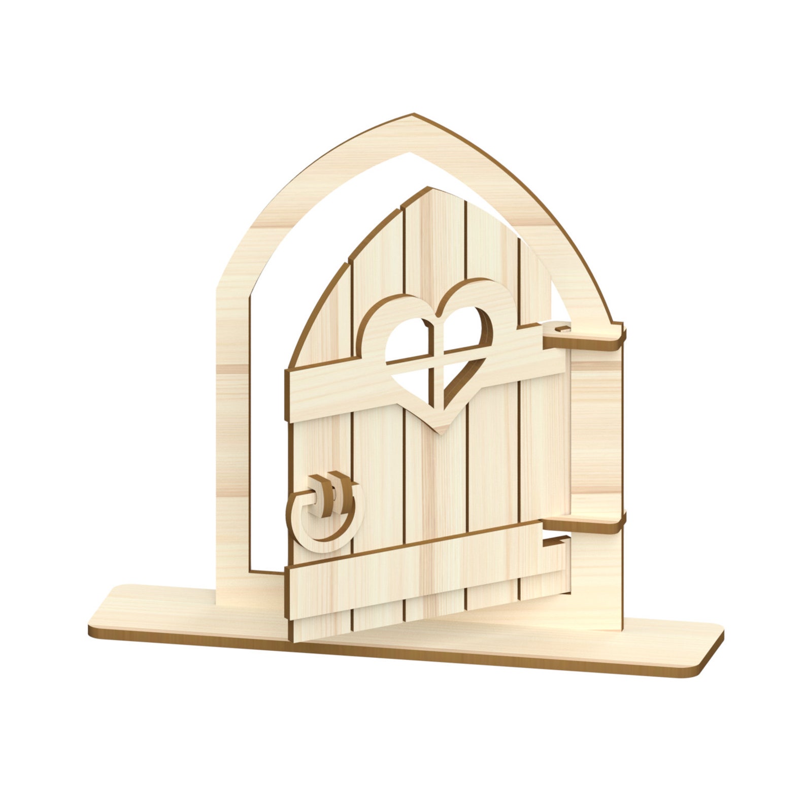 Fairy door Pattern Vector for Laser Cutting CNC svg laser Etsy