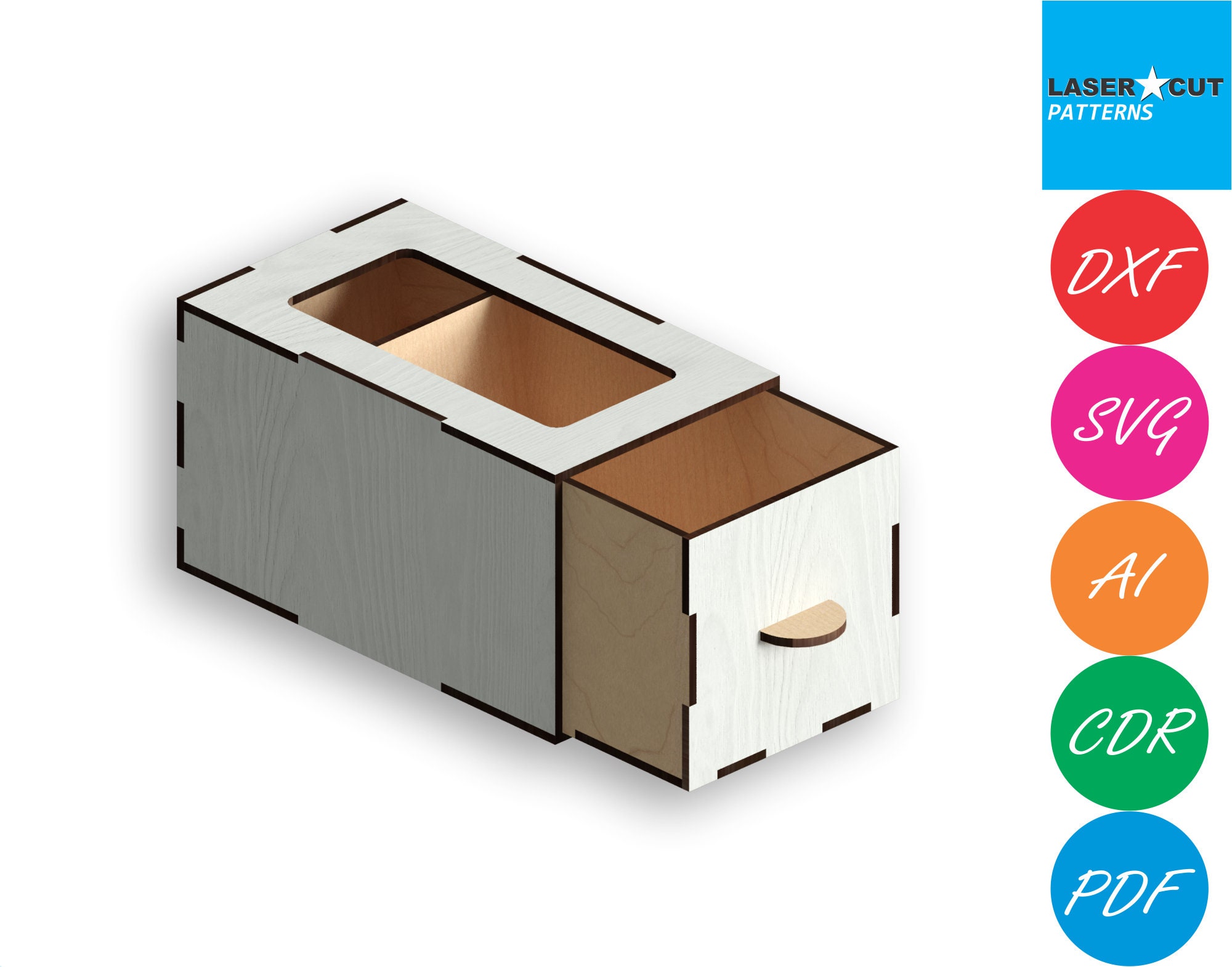 Tea Box Teabox Laser Cut Files Laser Cut Template Laser Etsy UK