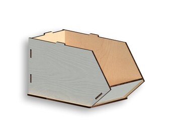 CNC Laser Cut Box Organizer, 3mm Vector Pattern (Digital Download)