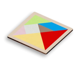 Tangram Laser Cut Files: Vector Puzzle Template (Digital Download)