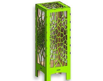 Lamp Model D Laser Cut Files: Plywood, Wood, MDF (Digital Download)