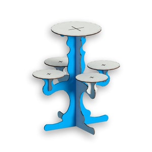 Cupcake stand candlestick, Laser Cut Files, laser cut template, Vector for Laser, laser cut pattern, vector model, Instant download