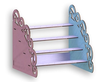 Laser Cut Lollipop Stand Template: Vector Model (Digital Download)