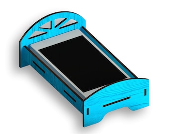 Archivos cortados con láser para la base de tu celular: SVG, DXF, PDF, AI, CDR, EPS (descarga instantánea)