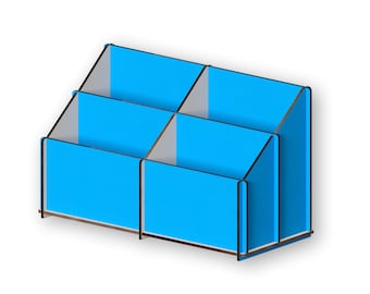 Laser Cut Organizer Files: CNC Vector Template (Digital Download)