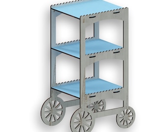 Candy Bar Stand Laser Cut Template: Vector Model (Digital Download)