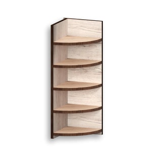 Librería de esquina, muebles de muñeca, Archivos cortados con láser - Svg+Dxf+Pdf+Ai - Archivos láser - Descarga instantánea - plantilla de corte láser - patrón de corte láser