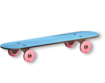 Skateboard Laser Cut Template: Vector Model (Digital Download)