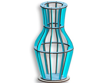 Centerpiece Vase Laser Cut Files: Svg, Dxf, PDF (Instant Download)