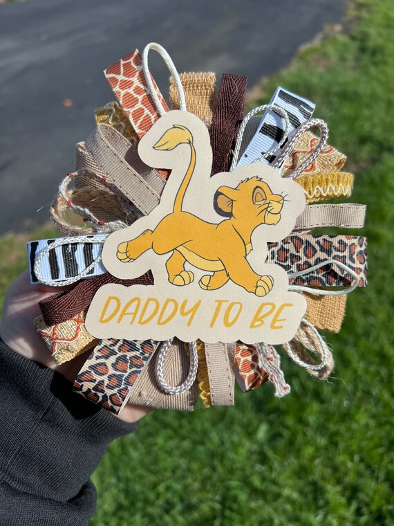 Lion King Baby Shower daddy to Be Pin Etsy