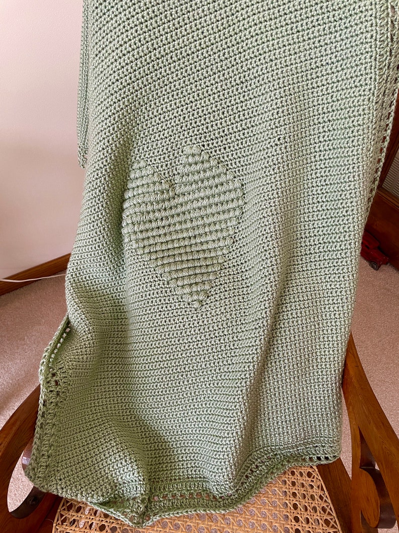 Beautiful Sage Green Baby Blanket Etsy