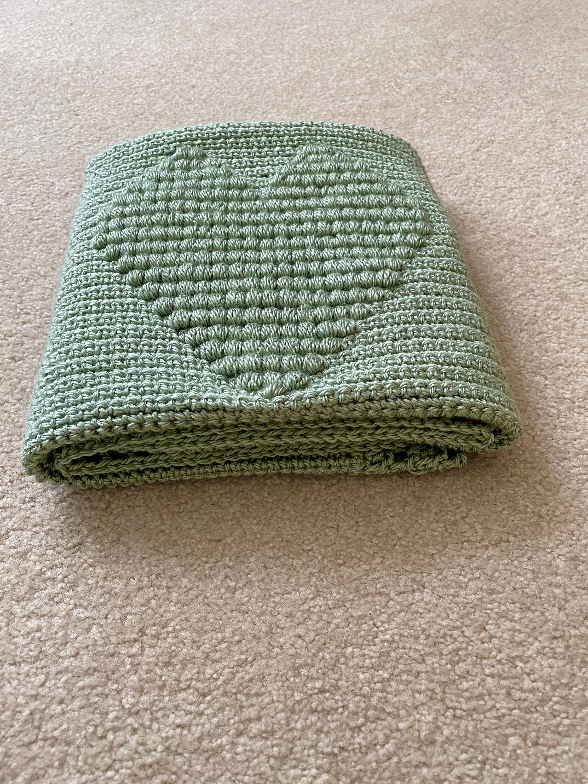 Beautiful Sage Green Baby Blanket Etsy