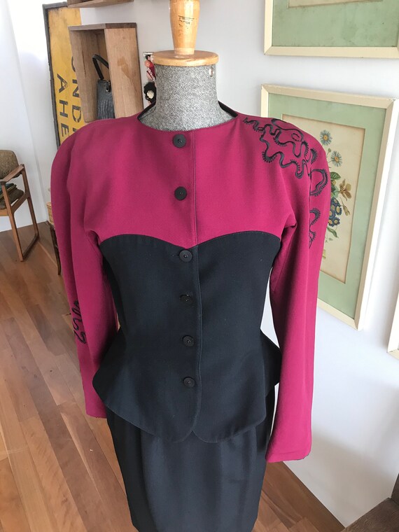 Vintage power suit 1980's
