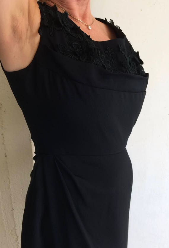 Vintage 50's fabulous Little black dress. - image 8