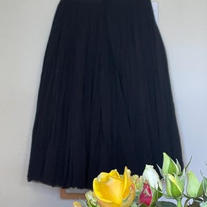vintage silk georgette skirt
