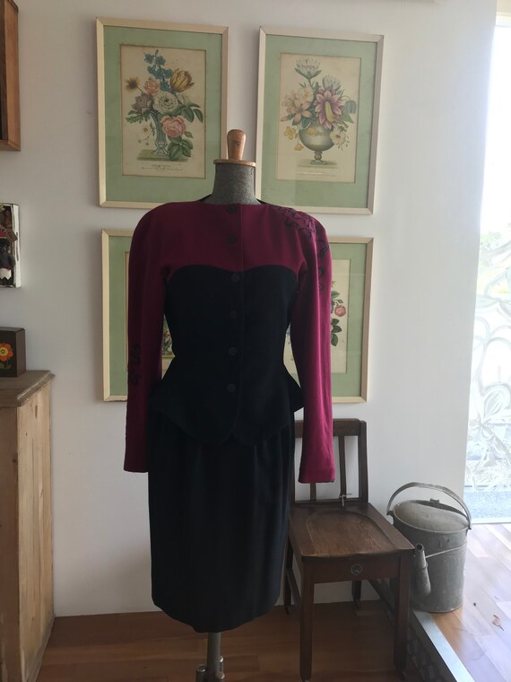 Vintage power suit 1980's