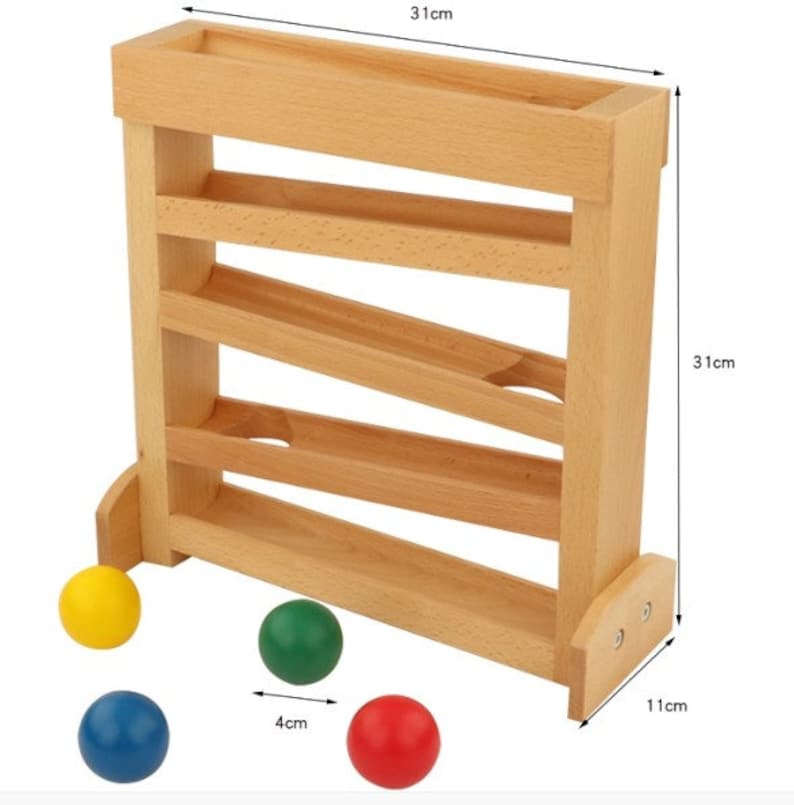 Montessori Ball Tracker Baby & Toddler Developmental Toy Etsy