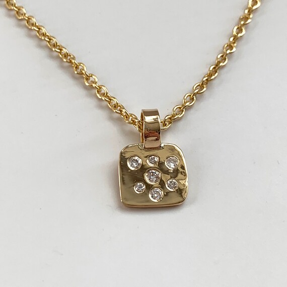 Recycled gold best sale necklace