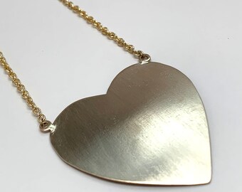 Large Heart Necklace Necklaces Fenwick Gallery