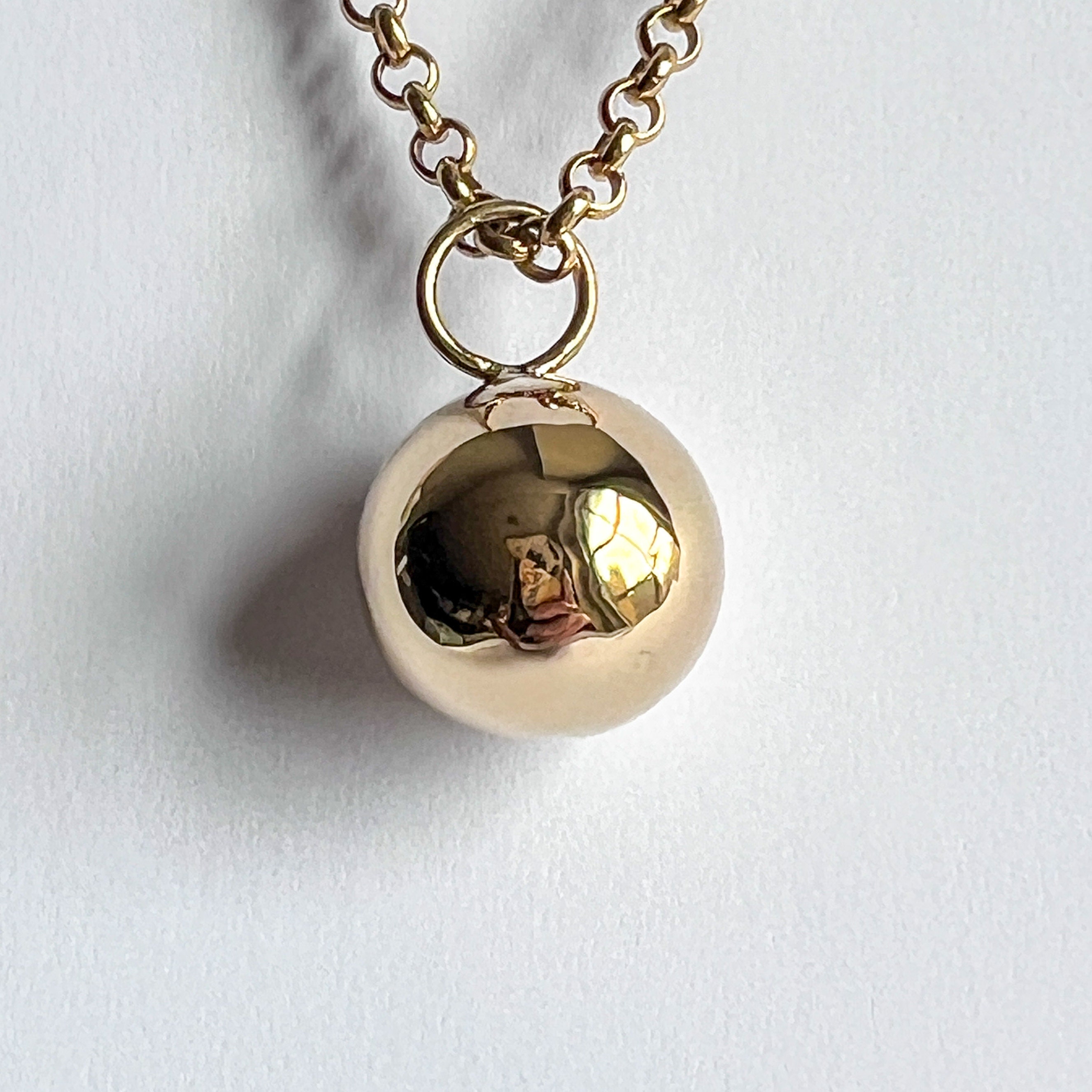 Beadable Pendant/Beadpin With Balls- Gold Only