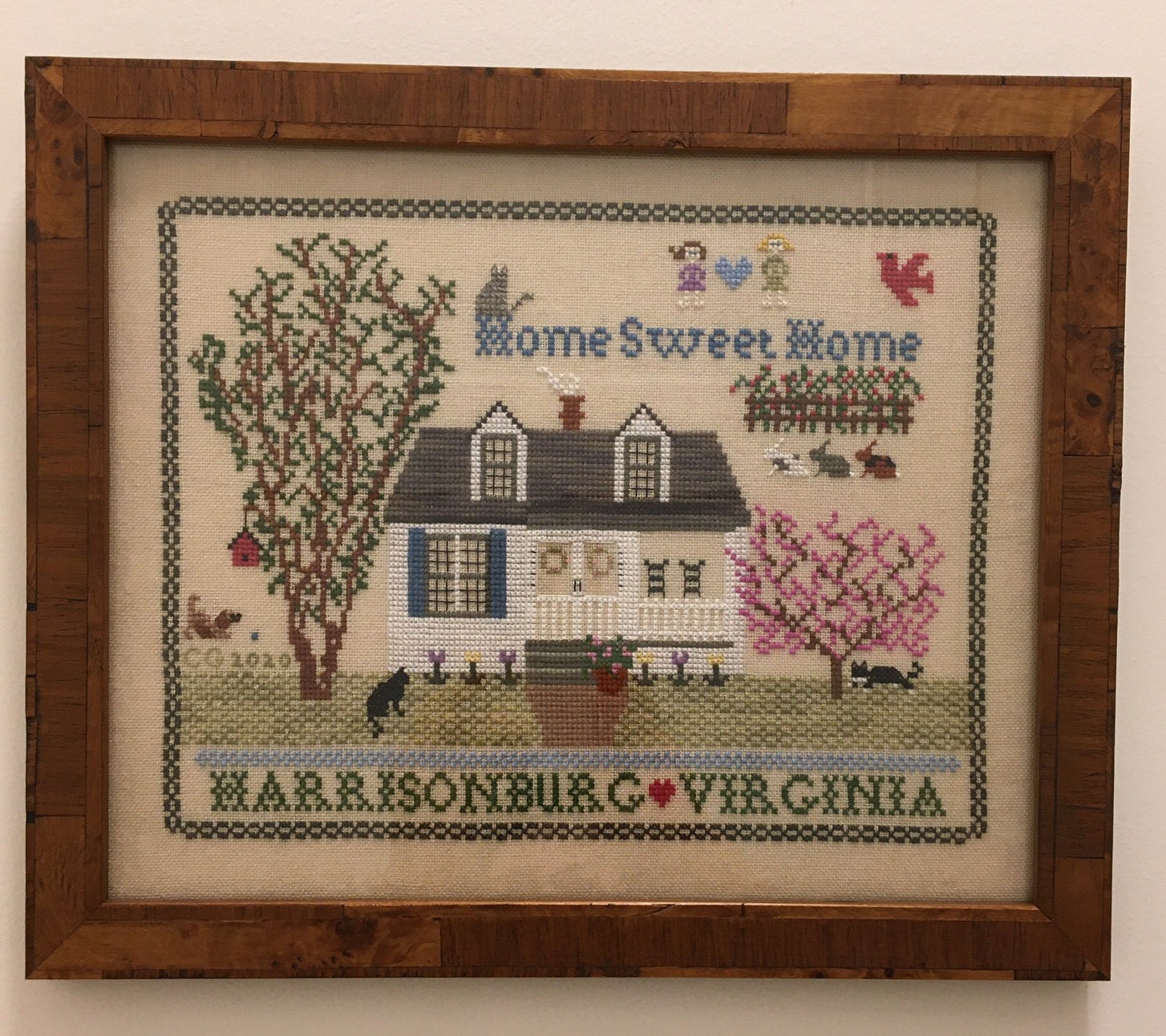 Home Sweet Home, by Town Designs Cross Stitch, Counted Cross
