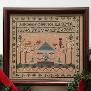 Holiday Gazebo, by Town Designs Cross Stitch, Counted Cross Stitch Pattern/Chart Pack