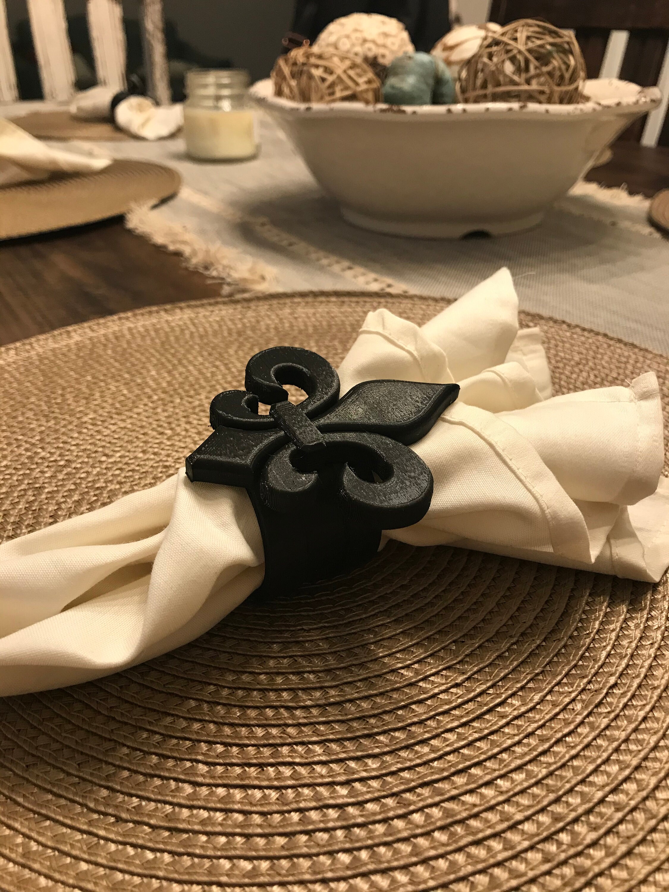 Pinpoint Napkin Rings Custom Napkin Rings - Etsy