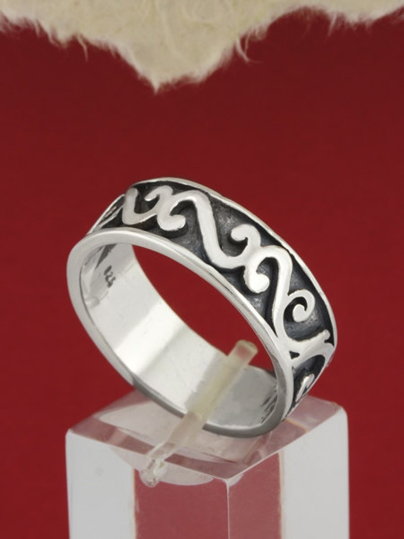925 Sterling Silver RingHandcrafted Silver RingSterling Silver RingBandRingR141