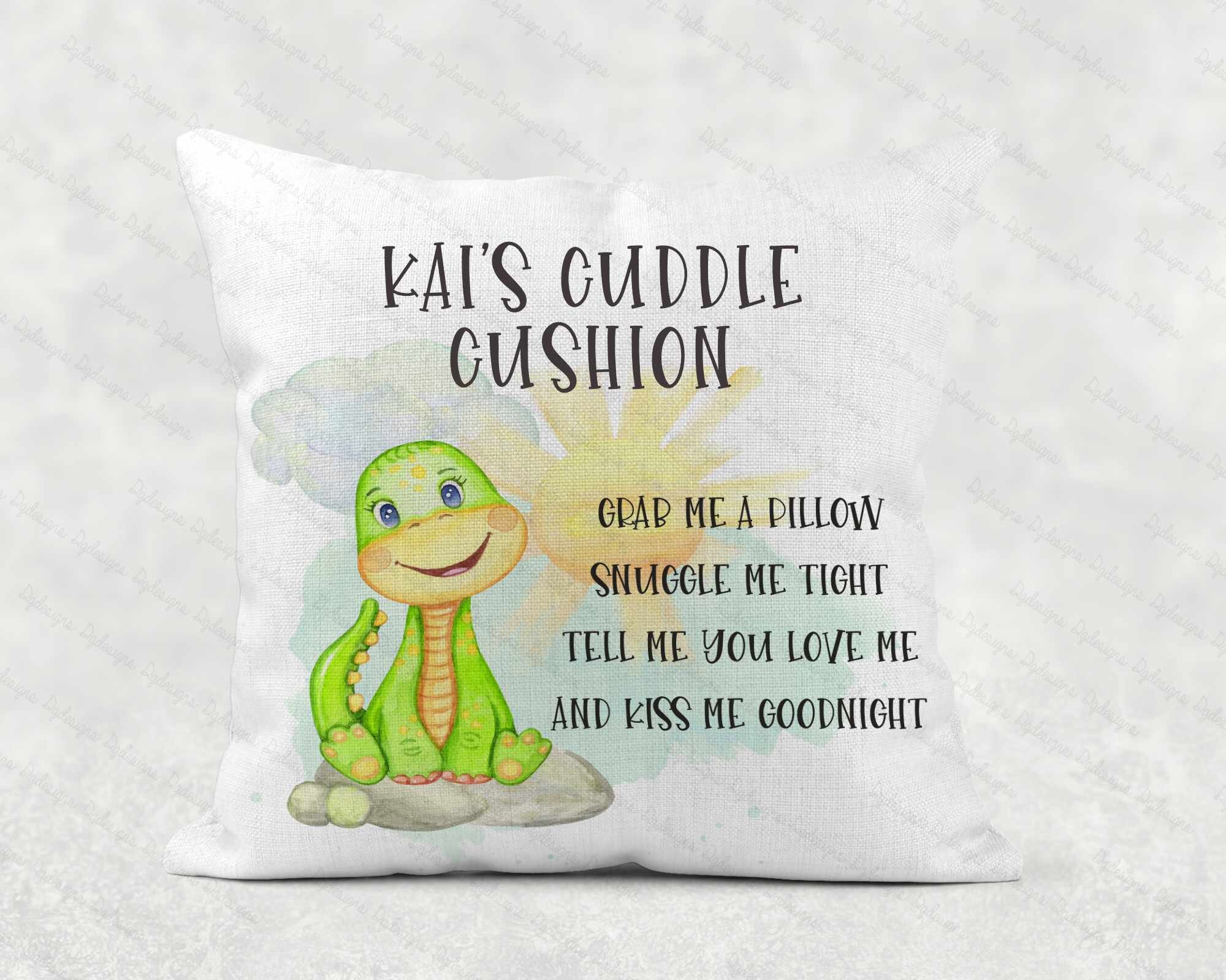 dinosaur cuddle cushion