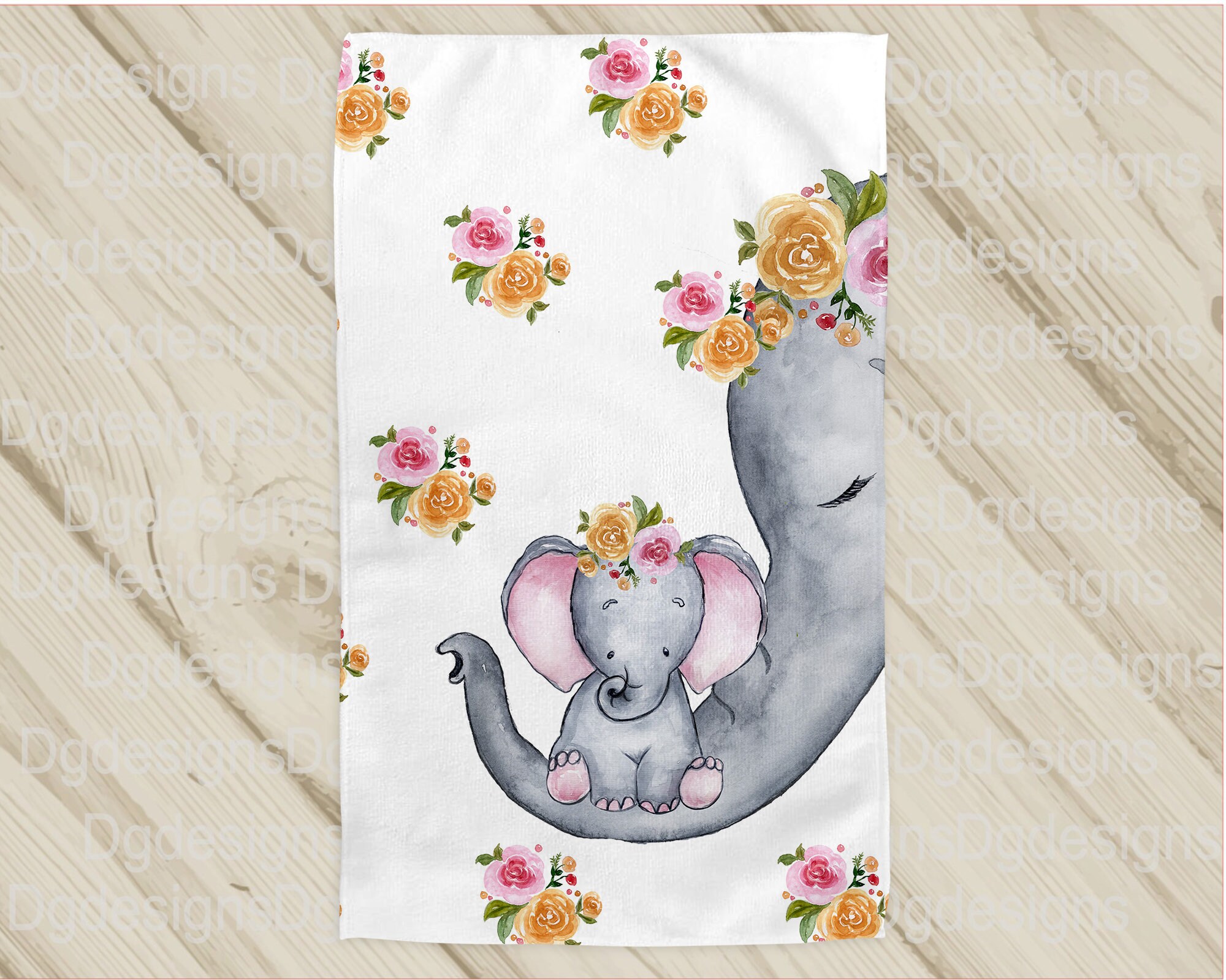 Elephants Baby Swaddle Blanket 2. instant Digital Design Etsy