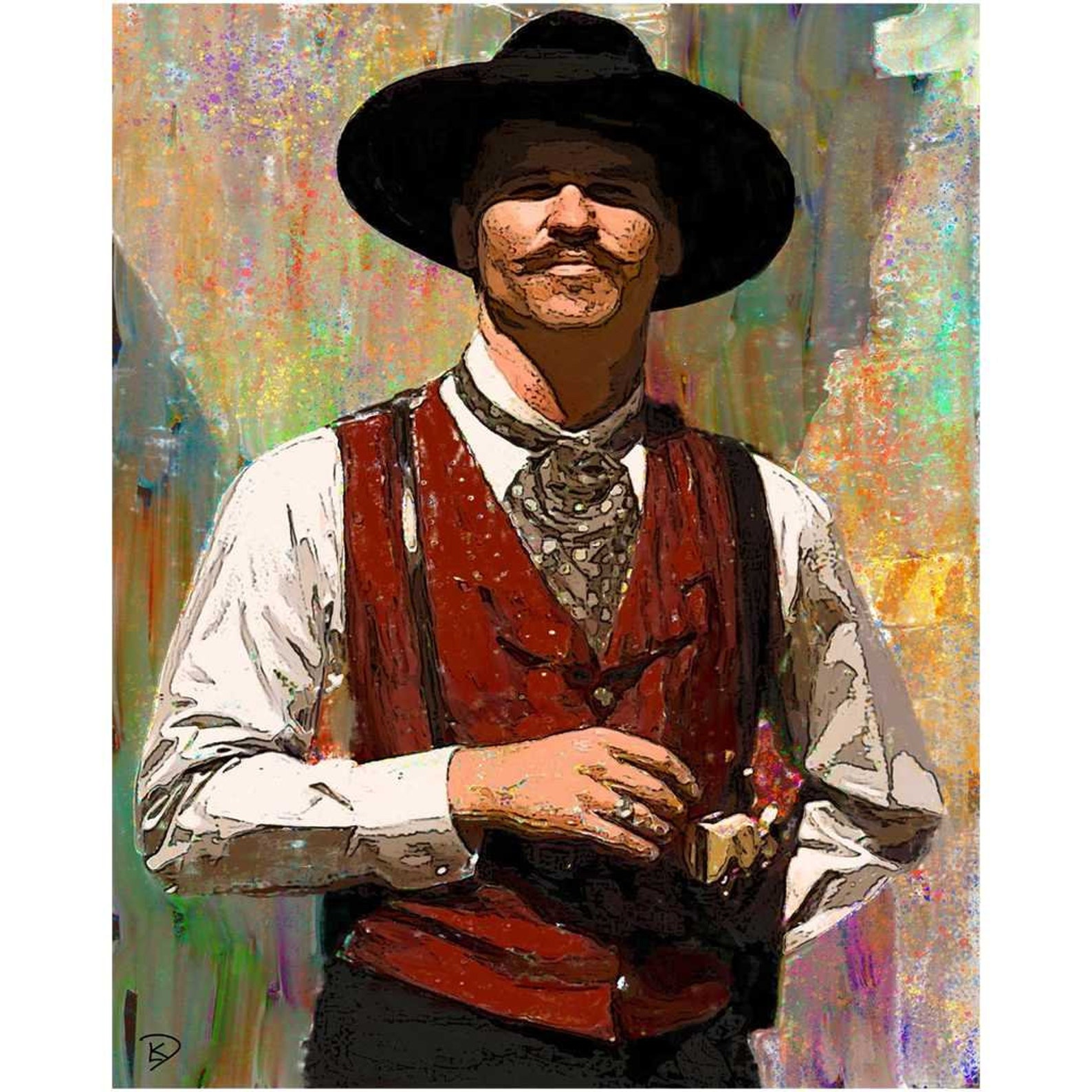 Doc Holliday Poster Say When Etsy