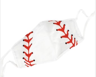 KIDS Fabric Face Mask - Facemask - Baseball