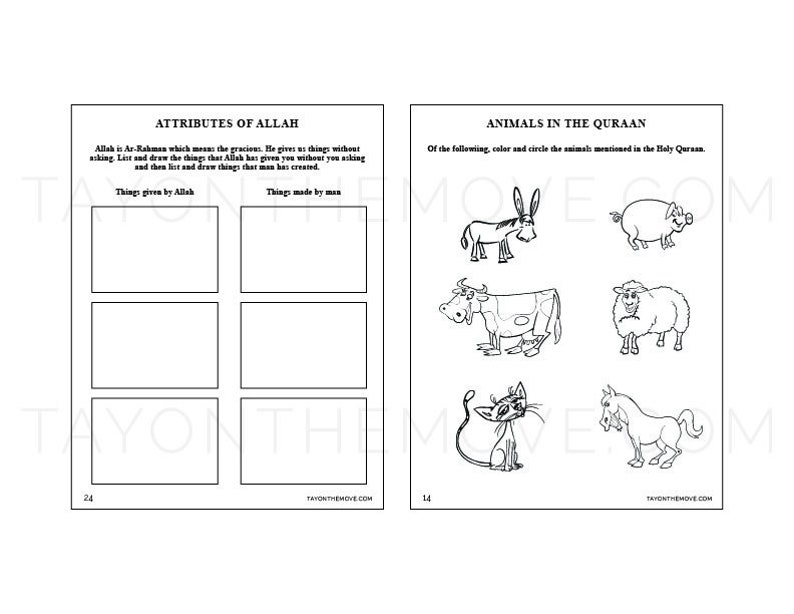 Download 30 Days of Ramadan Activity Book Printable Muslim Kids | Etsy