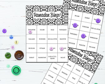 Ramadan Bingo for Kids