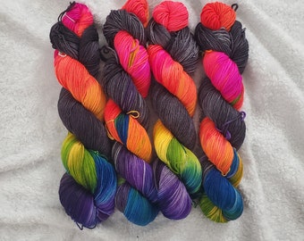 Hand-Dyed Yarn, Superwash Merino | Be Gay, Do Crimes