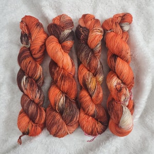 Hand-Dyed Yarn, Superwash Merino | Professional Pumpkin Carving