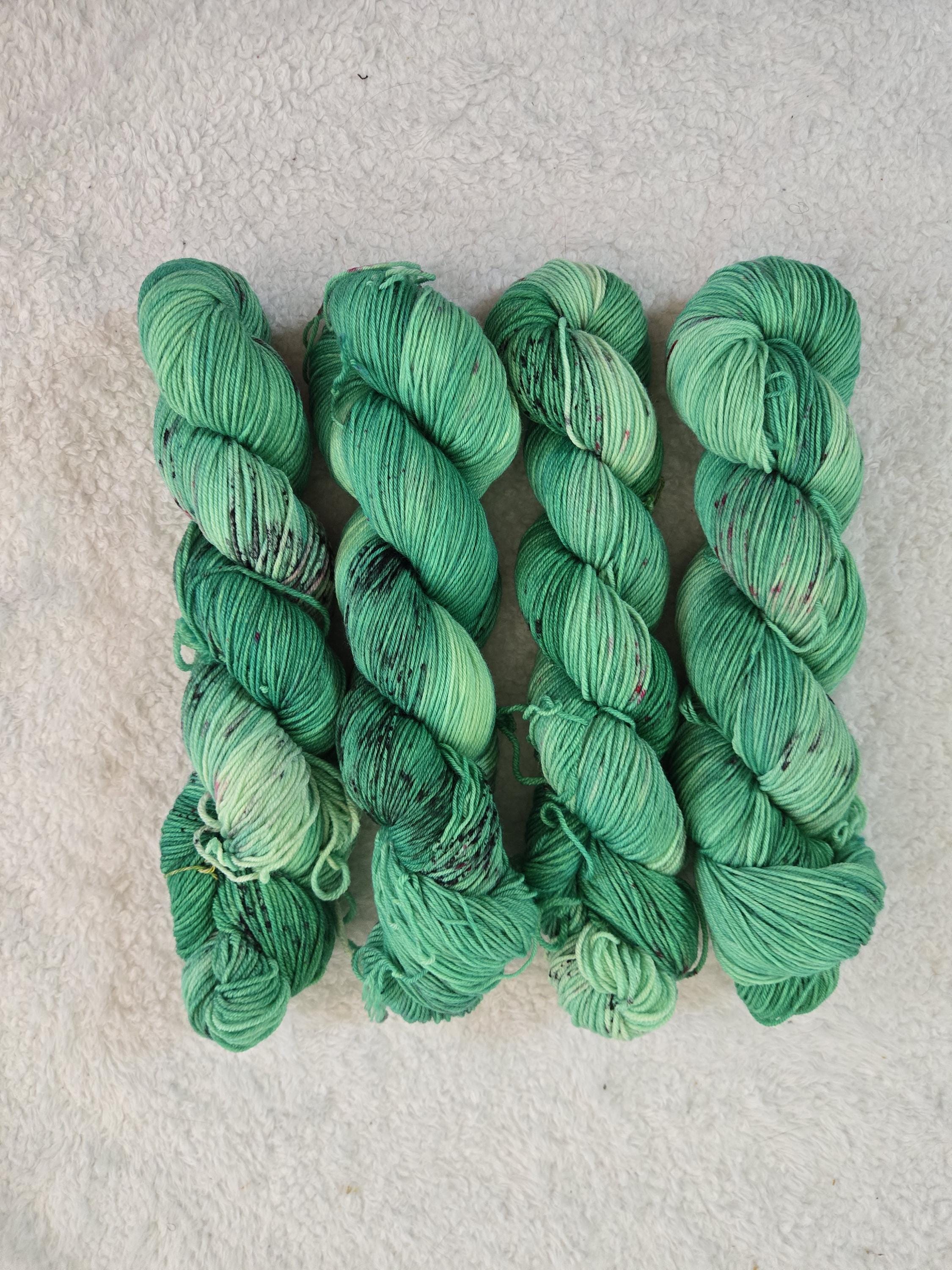 Yes, I've Always Been Green | Hand-Dyed Yarn, Superwash Merino