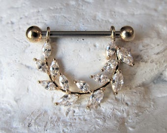 nipple rings etsy