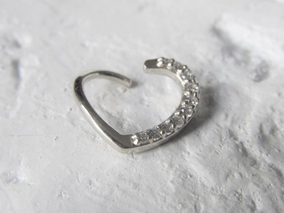 Daith piercing jewelry white gold deals