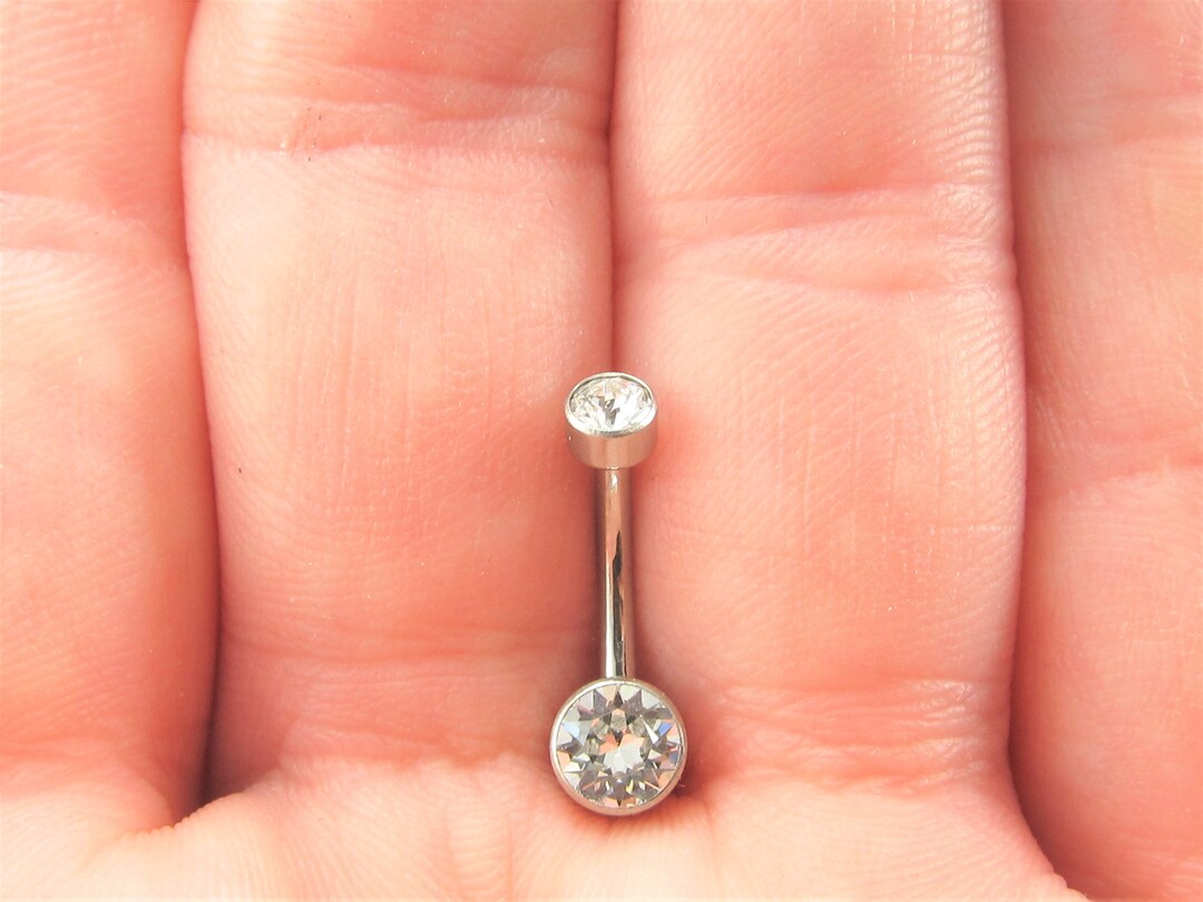 Titanium Belly Button Ring..implant Grade..internally Threaded 14g