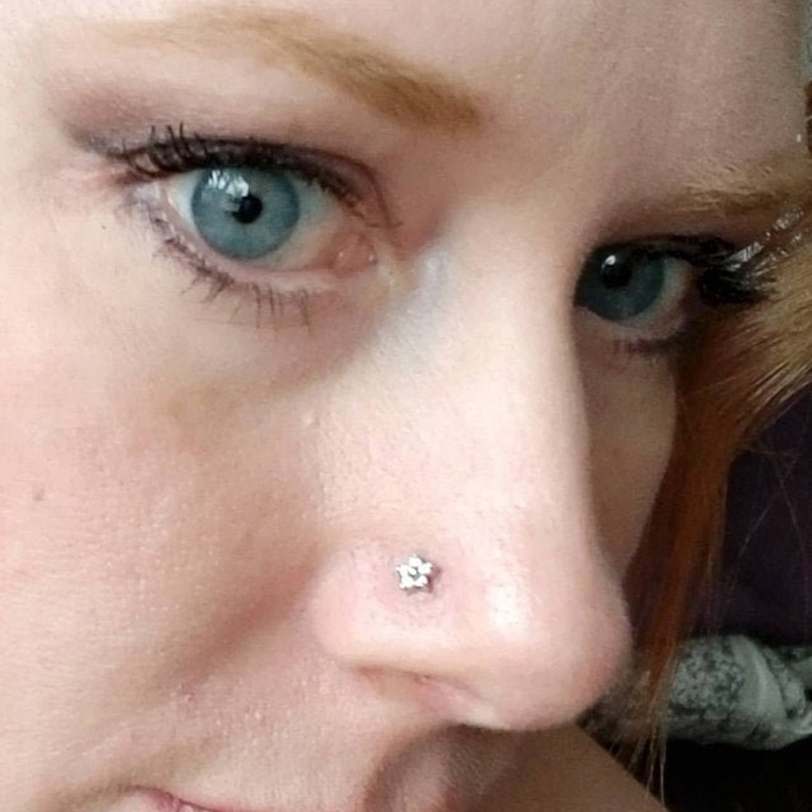 Tiny Flower Center Ball Surgical Steel Nose Ring Stud..20g Etsy