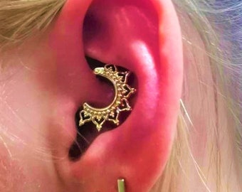 Tribal daith best sale jewelry