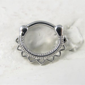 Daith Clicker,Septum clicker Surgical Steel 16g..8mm