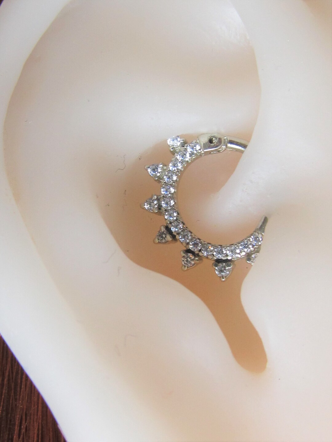 Daith Piercing Bvla Online Retailer 14k Solid White Gold Daith