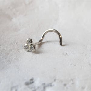 14KT Solid White Gold 