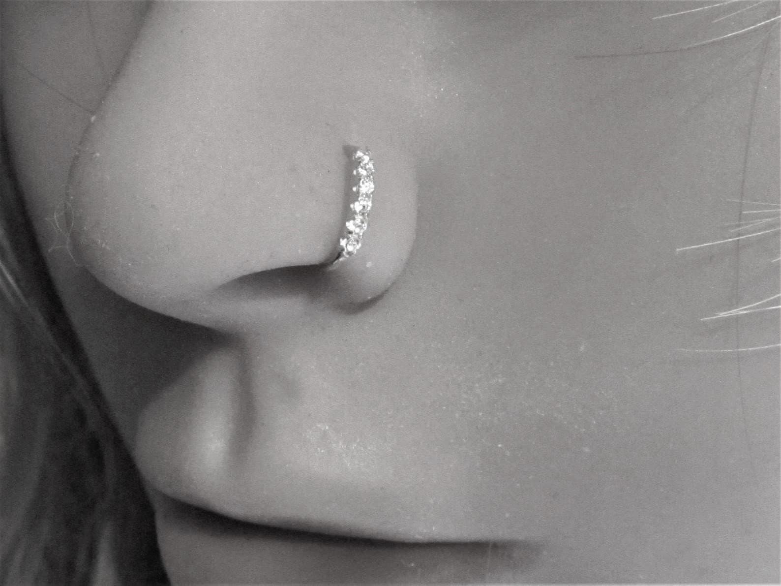 White clearance nose ring