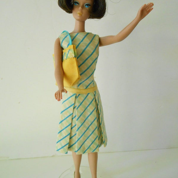 Color Magic Fashion Designer #4040 Plaid Dress with Accessories - Doll Not Included just modeling