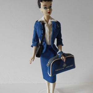 Tenue Barbie Vintage Mattel 1961 – American Airlines #984 – Incomplète – Collectionneur
