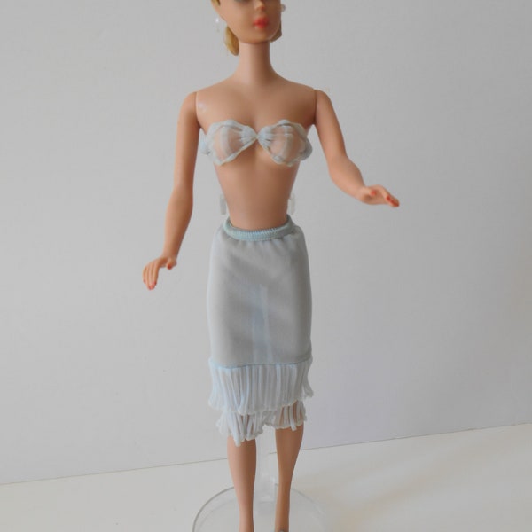 RESERVED for Bruno: Vintage Blue Fashion Lingerie Pak (1962-1963) Doll Not Included, Just Modeling