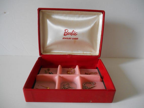 Damaged Barbie Jewelry Chest Full of Accessories - Cool Find...